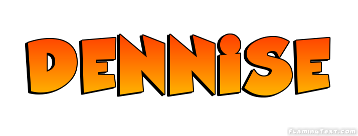 Dennise Logo | Free Name Design Tool from Flaming Text