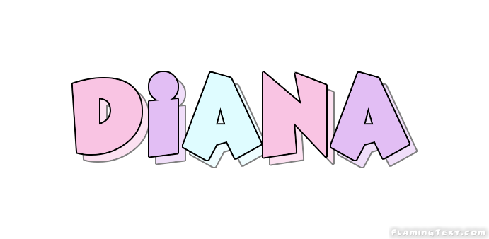 Diana Logo | Free Name Design Tool From Flaming Text