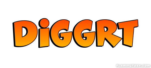 Diggrt Logo | Free Name Design Tool from Flaming Text