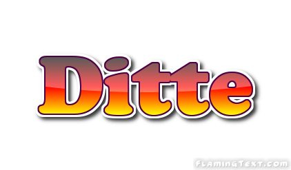 Ditte Лого