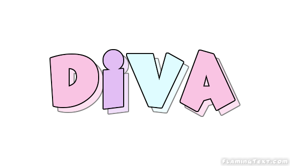 Diva Logo | Free Name Design Tool from Flaming Text