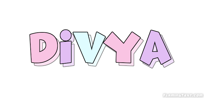 Divya Name Letters