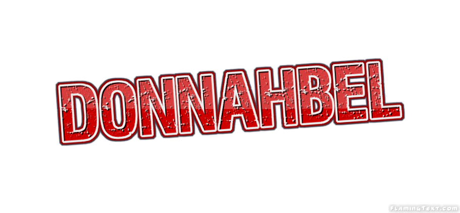 Donnahbel Logo | Free Name Design Tool from Flaming Text