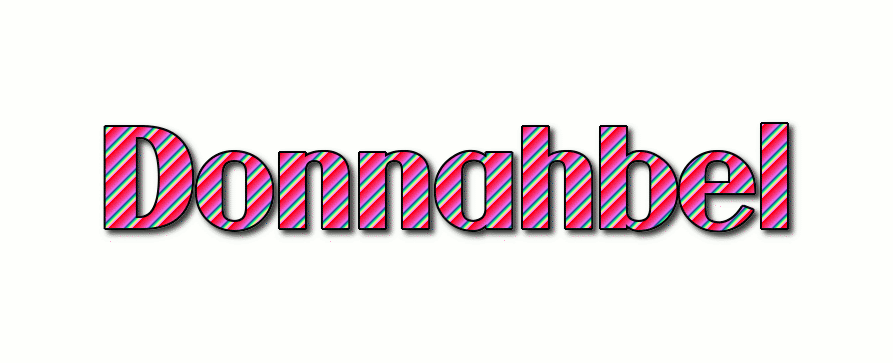 Donnahbel Logo | Free Name Design Tool from Flaming Text