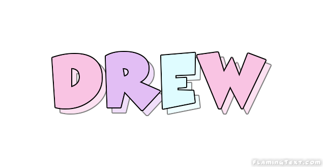 Drew Logo | Free Name Design Tool from Flaming Text