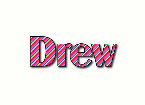 Drew Logo | Free Name Design Tool from Flaming Text
