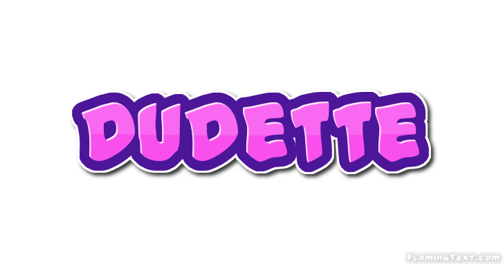 Dudette شعار
