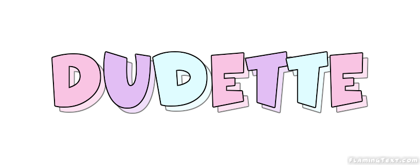 Dudette شعار