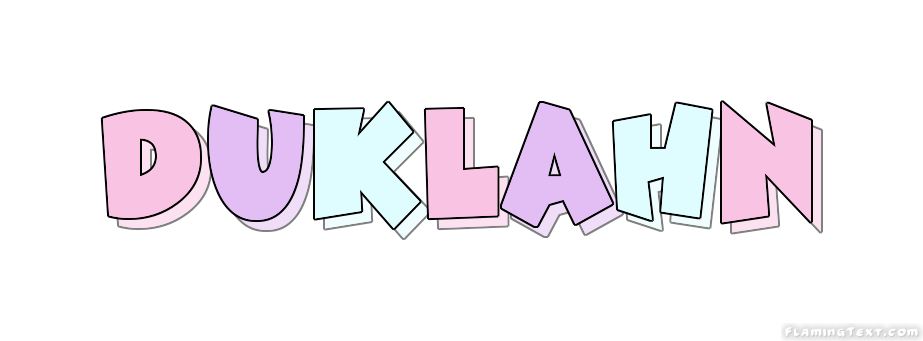 Duklahn Logo | Free Name Design Tool from Flaming Text