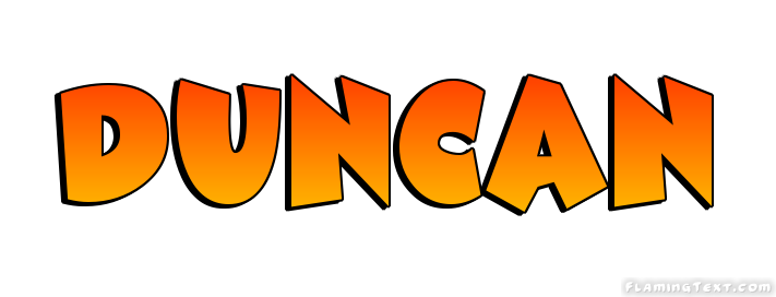 Duncan Logo | Free Name Design Tool from Flaming Text