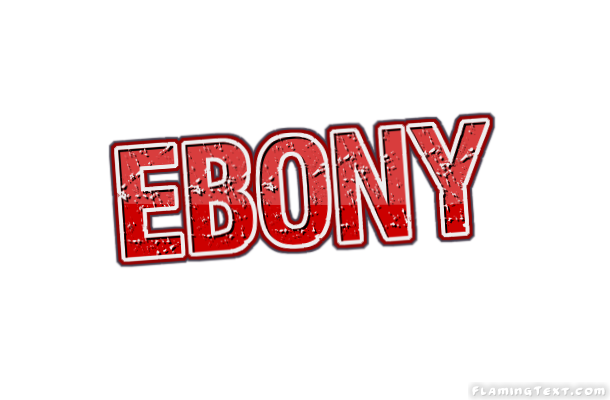  Ebony  Logo Free Name Design Tool from Flaming Text
