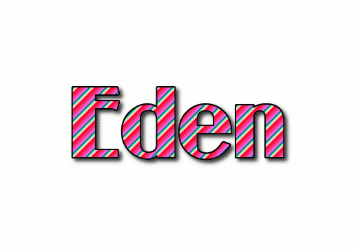 Eden Text Effect and Logo Design Name