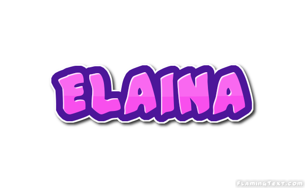 Elaina Logo | Free Name Design Tool from Flaming Text