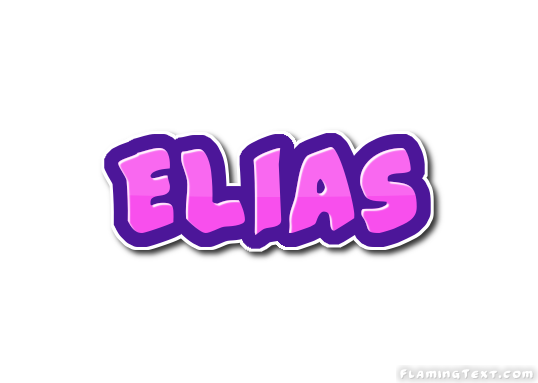 Elias Logo | Free Name Design Tool from Flaming Text