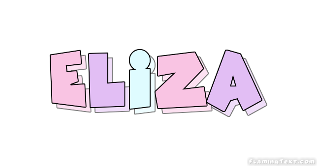 Eliza Logo Outil De Conception De Nom Gratuit à Partir De Texte
