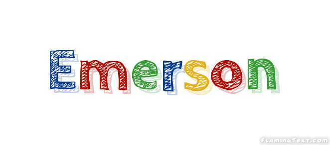 Emerson Logo Free Name Design Tool Von Flaming Text