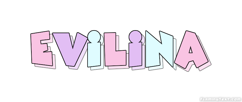 Evilina Logo | Free Name Design Tool from Flaming Text