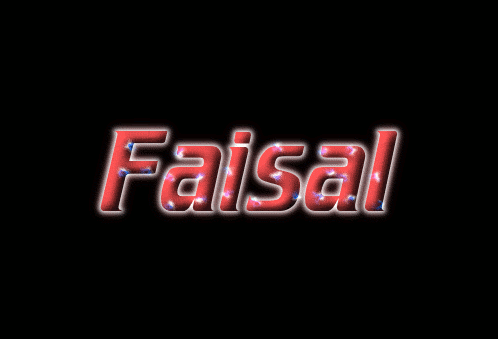 Faisal Logo | Free Name Design Tool from Flaming Text