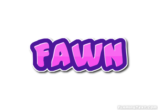 Fawn Logo  Free Name Design Tool from Flaming Text