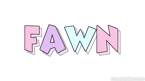 Fawn Logo  Free Name Design Tool from Flaming Text