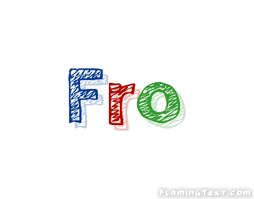 Fro Logo | Free Name Design Tool from Flaming Text