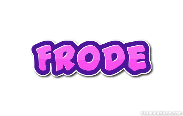 Frode ロゴ