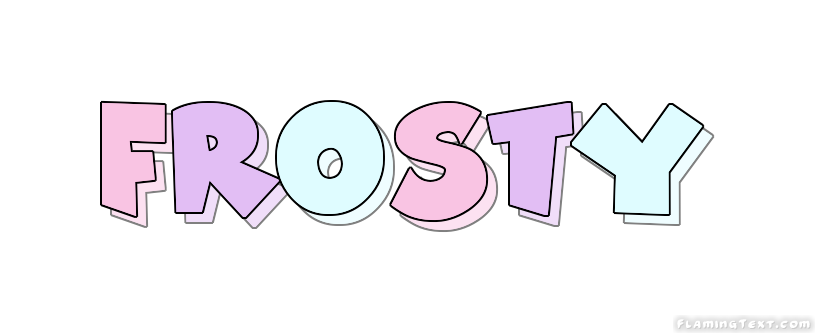 Frosty Logo | Free Name Design Tool from Flaming Text