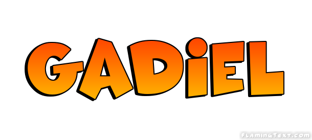 Gadiel Logo | Free Name Design Tool from Flaming Text