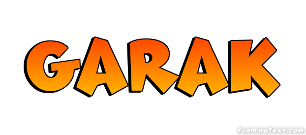Garak Logo | Free Name Design Tool from Flaming Text