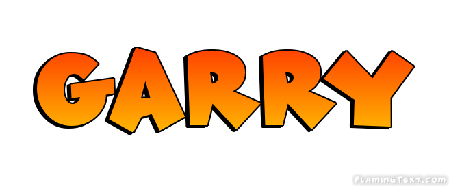 Garry Logo | Free Name Design Tool from Flaming Text