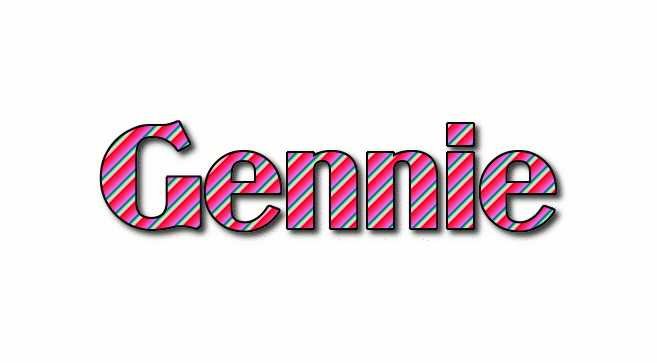 Gennie Logo | Free Name Design Tool from Flaming Text