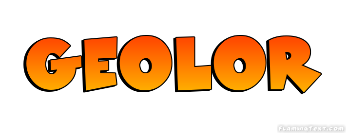 Geolor Logo | Free Name Design Tool from Flaming Text