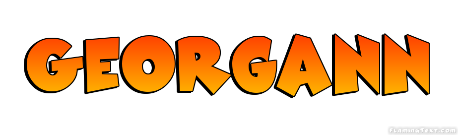 Georgann Logo | Free Name Design Tool from Flaming Text