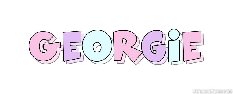 Georgie Logo | Free Name Design Tool from Flaming Text