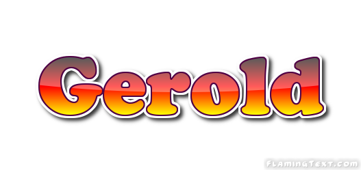 Gerold Logo | Free Name Design Tool from Flaming Text