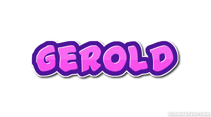 Gerold Logo | Free Name Design Tool from Flaming Text
