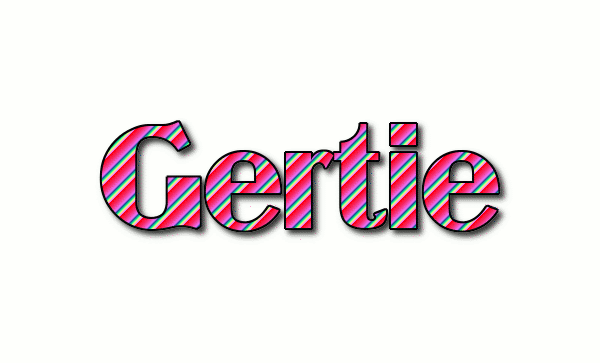 Gertie شعار