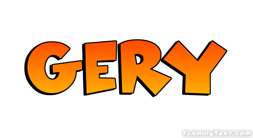 Gery Logo | Free Name Design Tool from Flaming Text