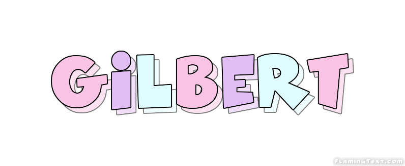 Gilbert Logo | Free Name Design Tool from Flaming Text