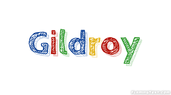 Gildroy Лого Бесплатный инструмент для дизайна имени от Flaming Text