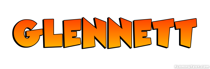 Glennett Logo | Free Name Design Tool from Flaming Text