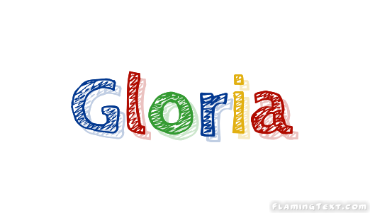 Gloria Name Design