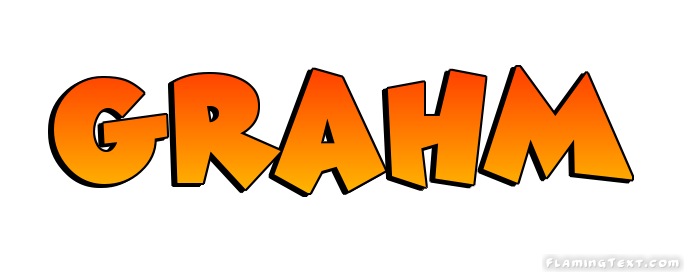 Grahm Logo | Free Name Design Tool from Flaming Text