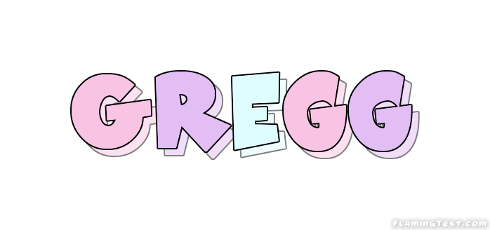 Gregg Logo | Free Name Design Tool from Flaming Text