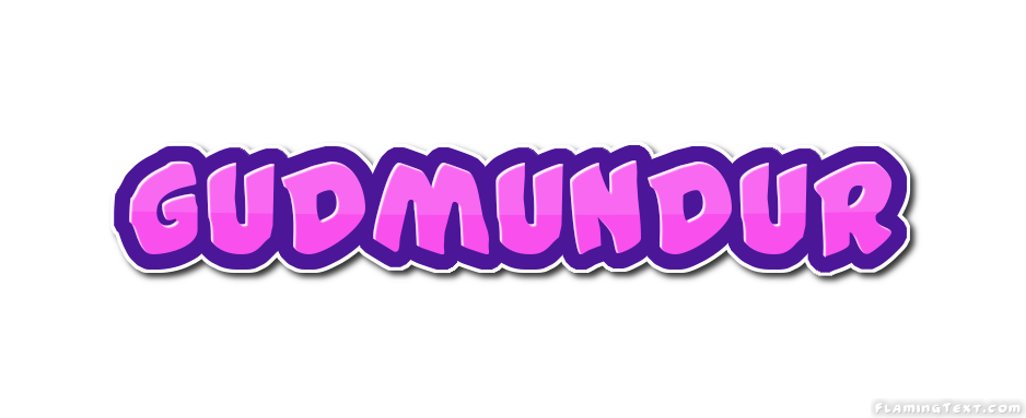 Gudmundur ロゴ