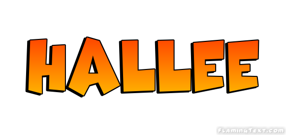 Hallee Logo | Free Name Design Tool from Flaming Text