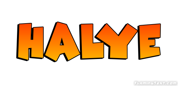 Halye Logo | Free Name Design Tool from Flaming Text