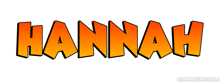 Hannah Logo | Free Name Design Tool from Flaming Text