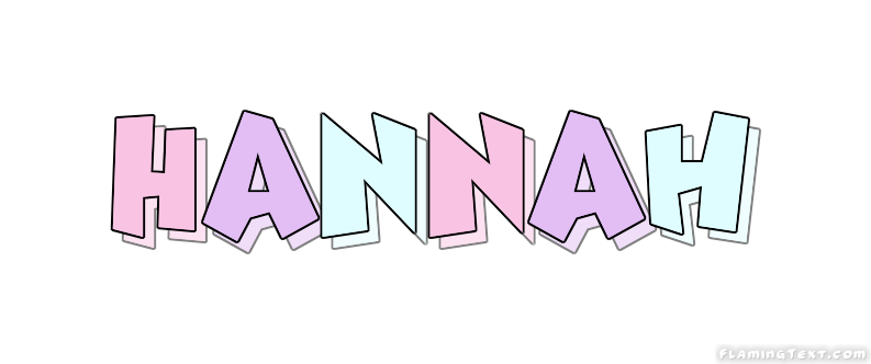 Hannah Logo | Free Name Design Tool from Flaming Text