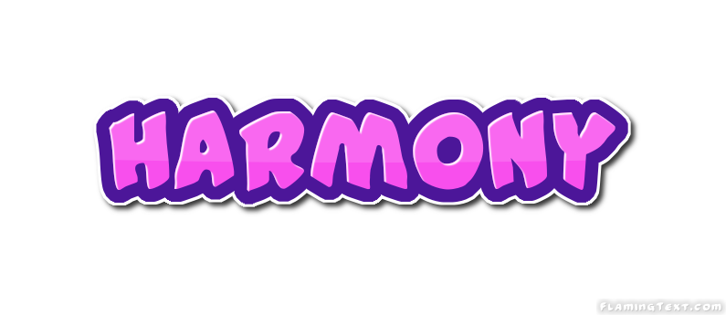 Harmony ロゴ | フレーミングテキストからの無料の名前デザインツール